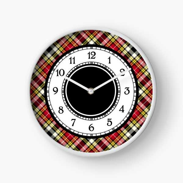 Clan Buchanan Dress Tartan Wall Clock