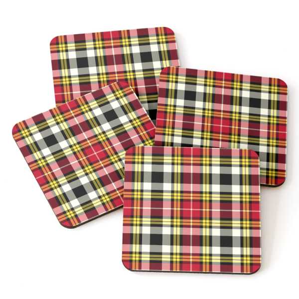 Clan Buchanan Dress Tartan Coasters