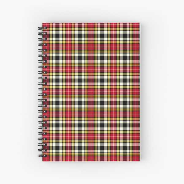 Buchanan Dress tartan spiral notebook