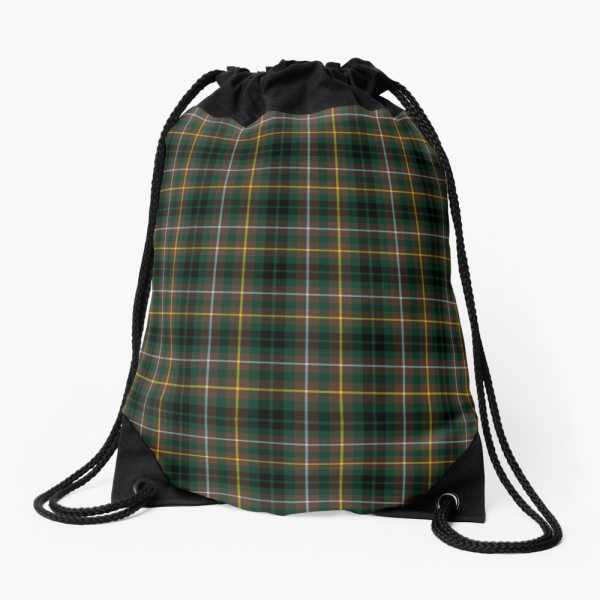 Buchanan Hunting tartan drawstring bag