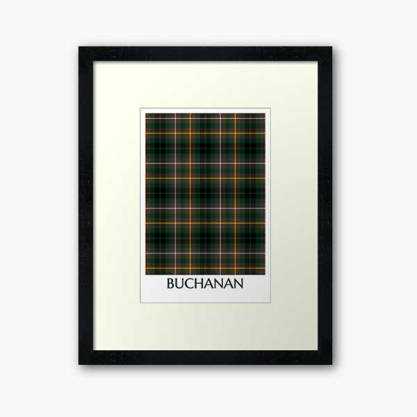 Clan Buchanan Hunting Tartan Framed Print