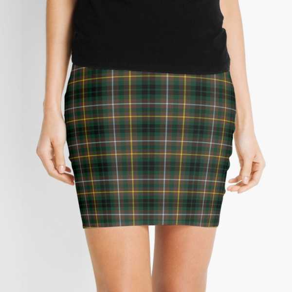 Buchanan Hunting tartan mini skirt