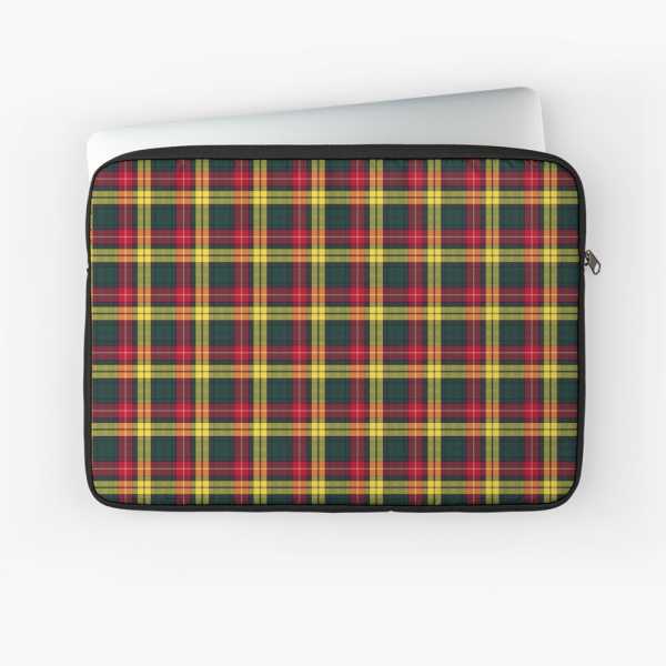 Buchanan tartan laptop sleeve