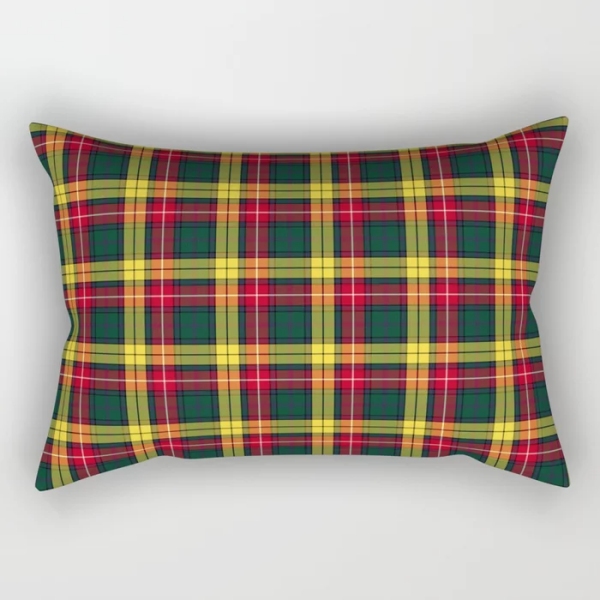 Buchanan tartan rectangular throw pillow