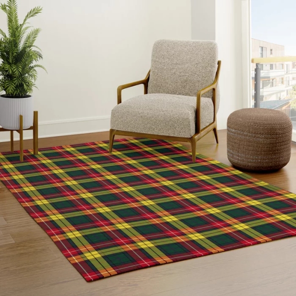 Clan Buchanan Tartan Area Rug