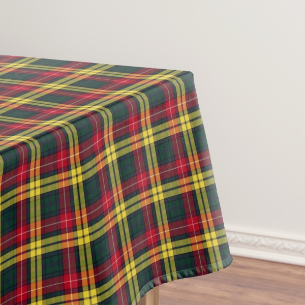 Buchanan tartan tablecloth