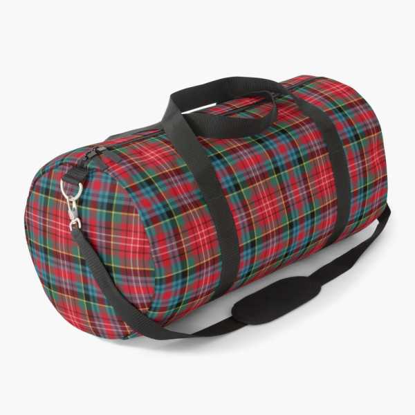 Ancient Caledonia District tartan duffle bag