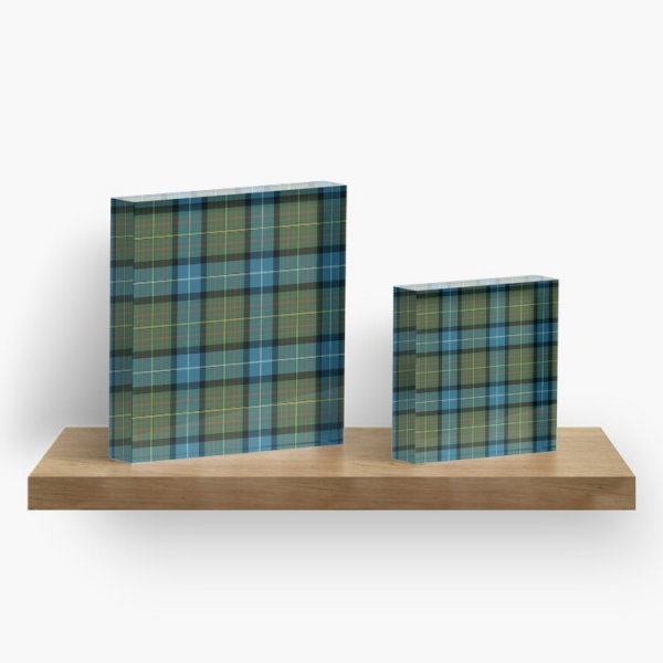 California tartan acrylic block