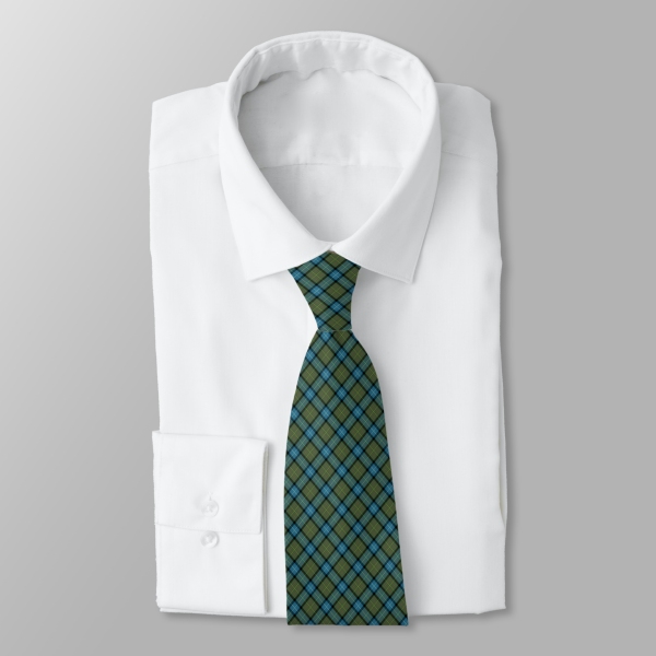 California tartan necktie
