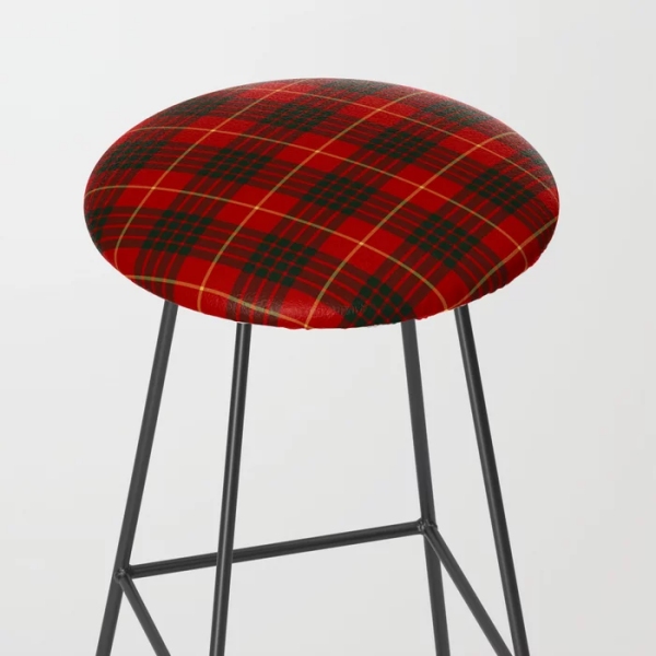 Clan Cameron Tartan Bar Stool