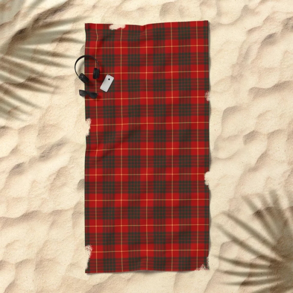 Clan Cameron Tartan Beach Towel
