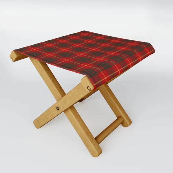 Cameron tartan folding stool