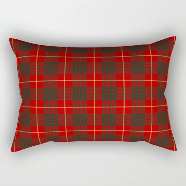 Clan Cameron Tartan Throw Pillow