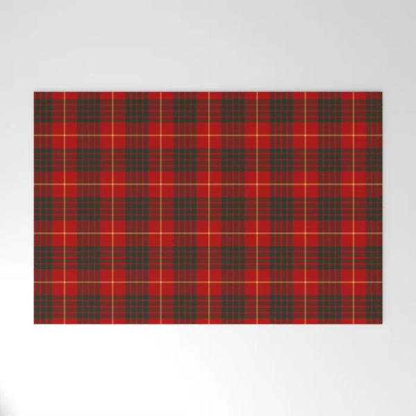 Cameron tartan welcome mat