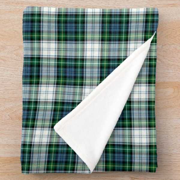 Campbell Dress tartan fleece throw blanket