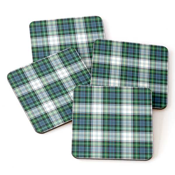 Campbell Dress tartan beverage coasters