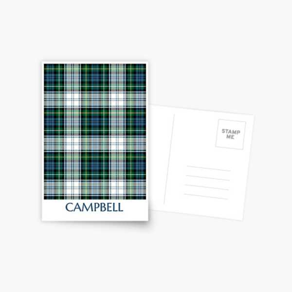 Clan Campbell Dress Tartan Postcard