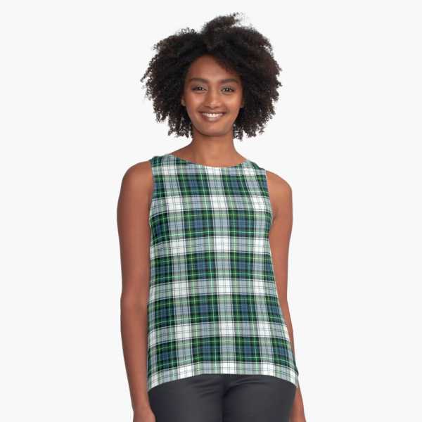 Campbell Dress tartan sleeveless top