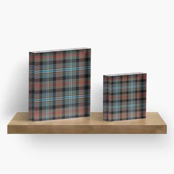 Campbell Hunting tartan acrylic block