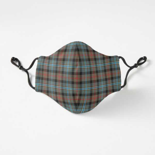 Campbell Hunting tartan fitted face mask