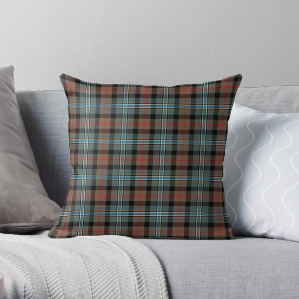 Campbell Hunting tartan throw pillow