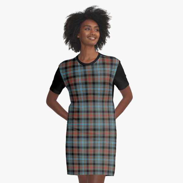 Campbell Hunting tartan tee shirt dress