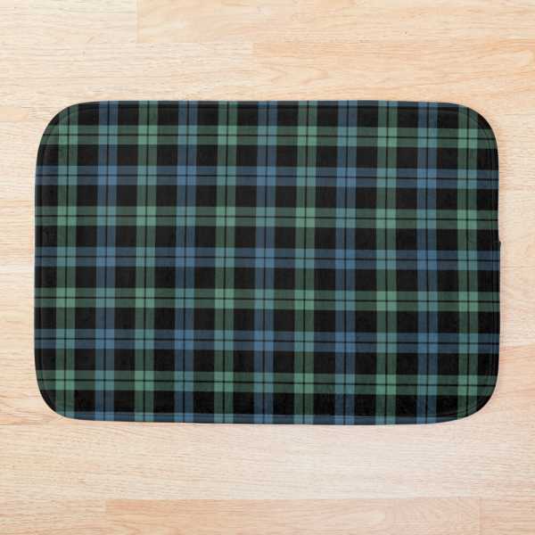 Campbell of Loch Awe tartan floor mat