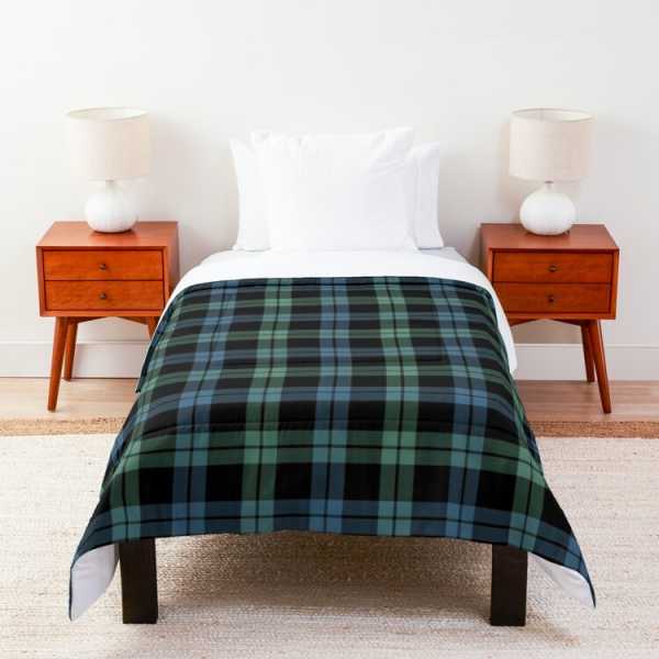 Campbell of Loch Awe tartan comforter