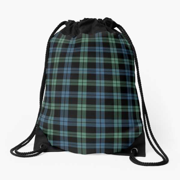 Campbell of Loch Awe tartan drawstring bag