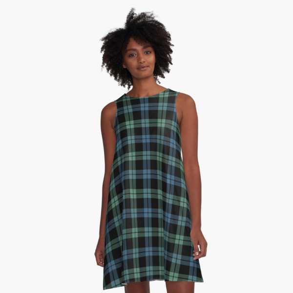 Clan Campbell of Loch Awe Tartan Dress