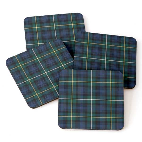 Clan Campbell Tartan Coasters