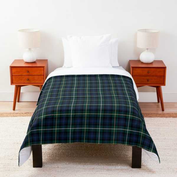 Campbell tartan comforter