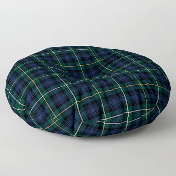 Clan Campbell Tartan Floor Pillow