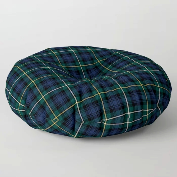 Campbell tartan floor pillow