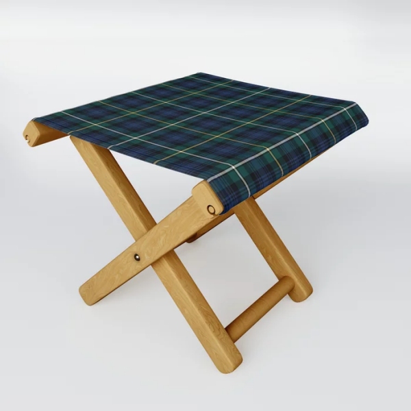 Campbell tartan folding stool
