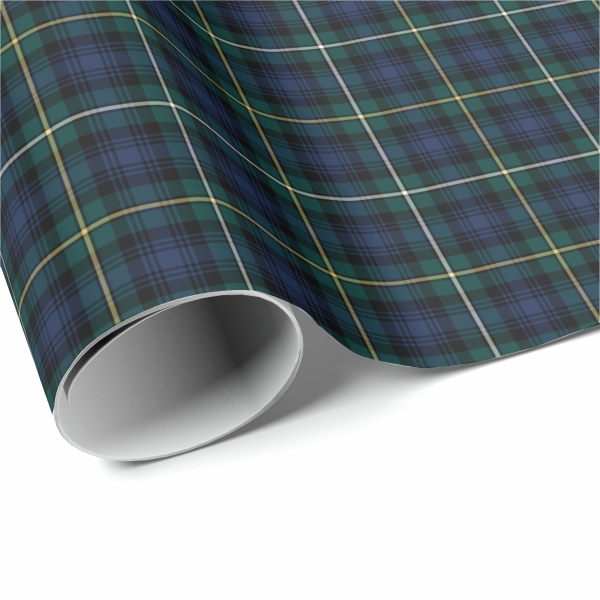 Campbell tartan wrapping paper