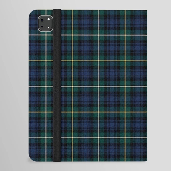 Campbell tartan iPad folio case