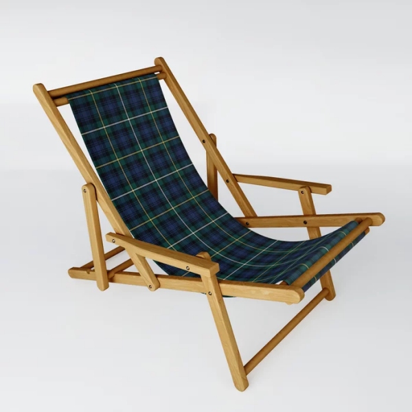 Campbell tartan sling chair