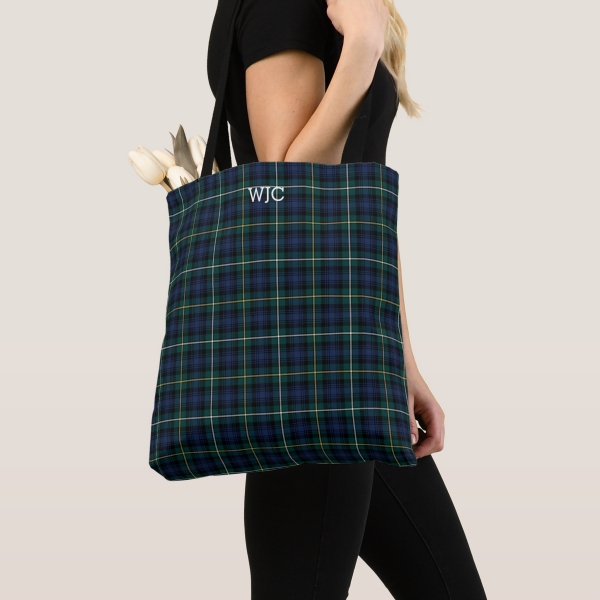 Clan Campbell Tartan Tote Bag