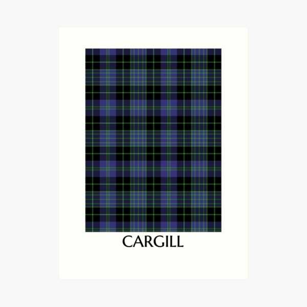 Cargill tartan art print
