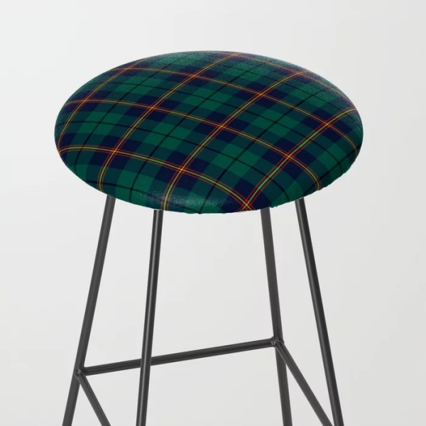 Carmichael tartan bar stool