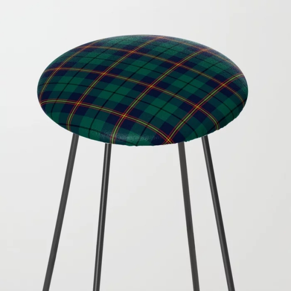 Carmichael tartan counter stool