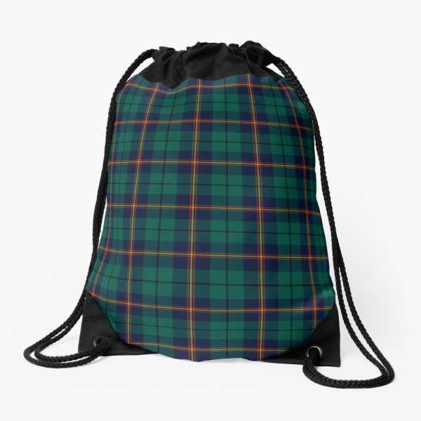 Carmichael tartan drawstring bag