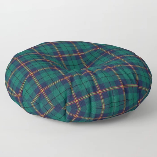 Carmichael tartan floor pillow