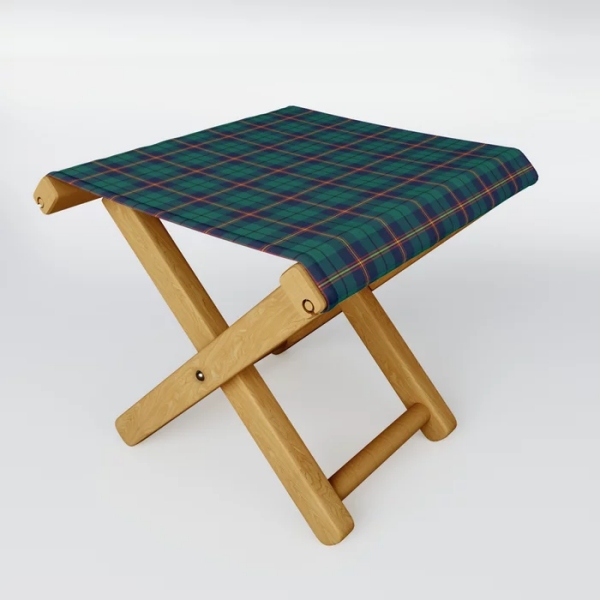 Carmichael tartan folding stool