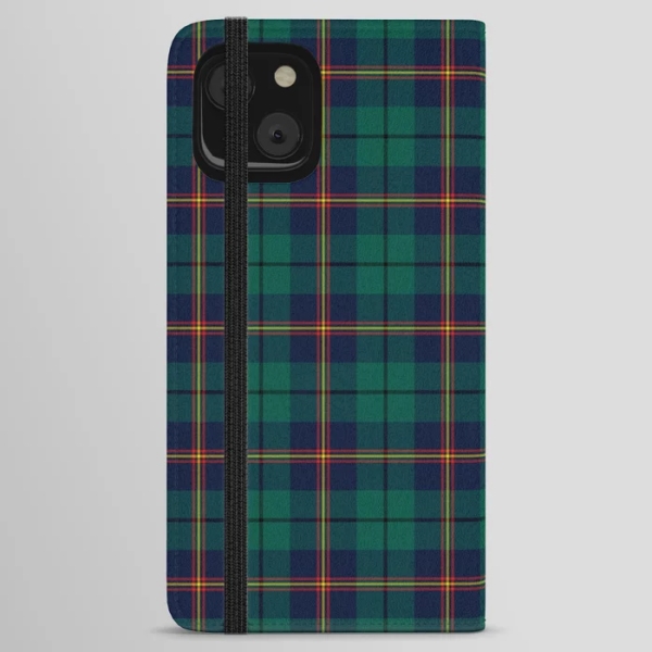 Carmichael tartan iPhone wallet case