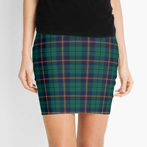 Carmichael tartan mini skirt