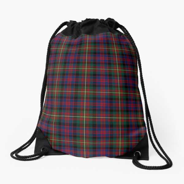 Carnegie tartan drawstring bag