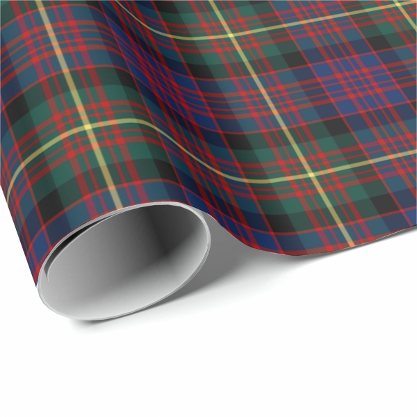 Carnegie tartan wrapping paper