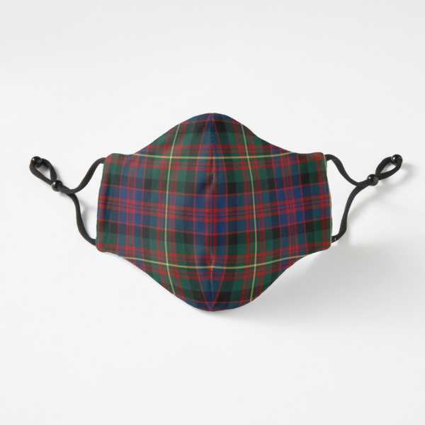 Carnegie tartan fitted face mask